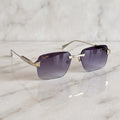 Big C Wires, purple gradient lenses, Cartier eyewear