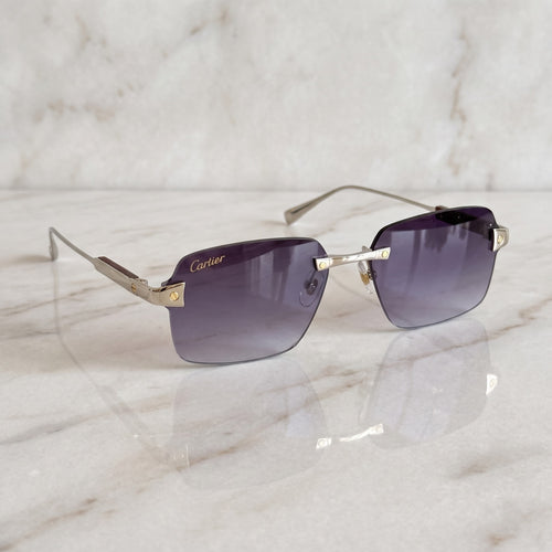 Big C Wires, purple gradient lenses, Cartier eyewear