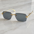 Big C Wires, solid grey lenses, Cartier eyewear