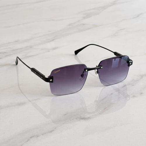 Big C Wires, purple gradient lenses, Cartier eyewear