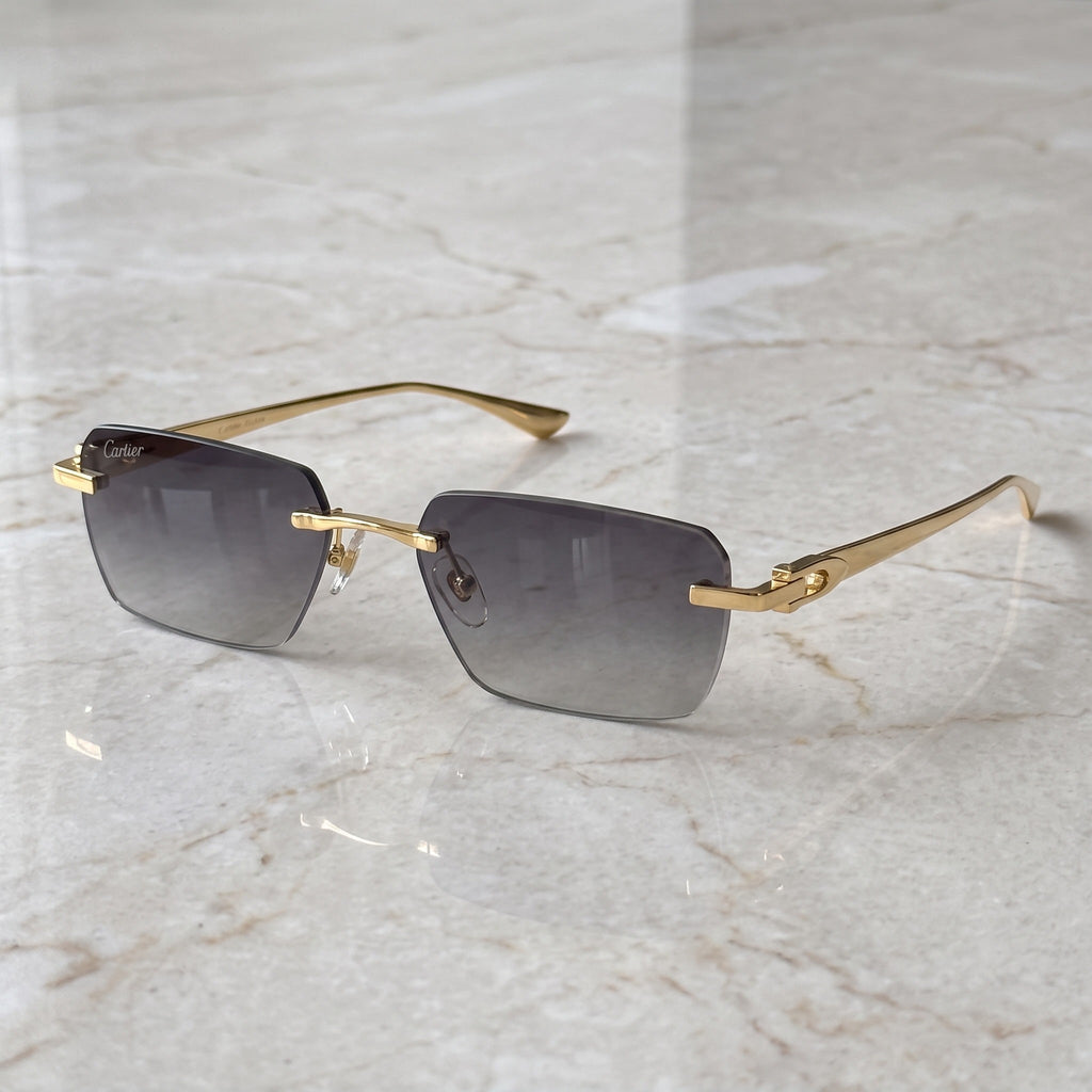 Big C Wires, grey gradient lenses, Cartier eyewear