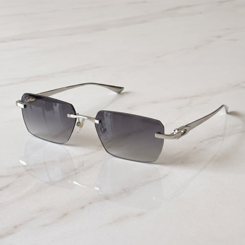 Big C Wires, grey gradient lenses, Cartier eyewear
