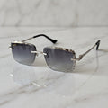 Diamond cut Big C Wires, grey gradient lenses, Cartier eyewear