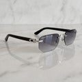 Black Buff Sunglasses, Cartier eyewear