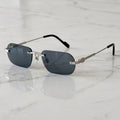 Big C Wires, solid blue lenses, Cartier eyewear