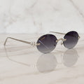 Panther Glasses, grey gradient lenses, Cartier eyewear