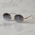 Panther Glasses, grey gradient lenses, Cartier eyewear