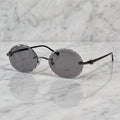Panther Glasses, solid grey lenses, Cartier eyewear