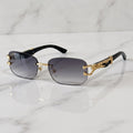 Panther Glasses, grey gradient lenses, Cartier eyewear