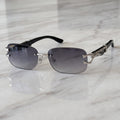 Panther Glasses, grey gradient lenses, Cartier eyewear