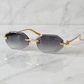 Panther Glasses, grey gradient lenses, Cartier eyewear